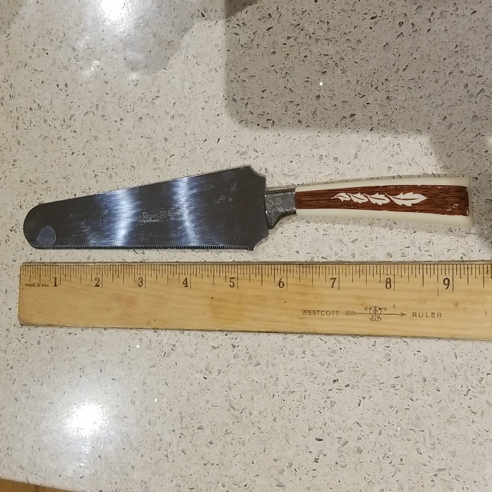 Vintage Regent Sheffield stainless steel serving knife